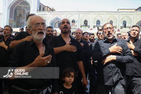 گزارش تصویری | عزاداری تاسوعای حسینی در حرم امام رضا(ع)