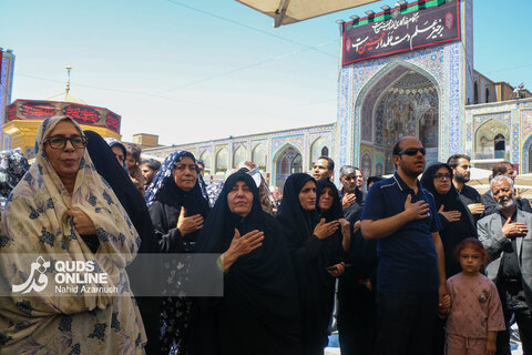 گزارش تصویری | عزاداری تاسوعای حسینی در حرم امام رضا(ع)