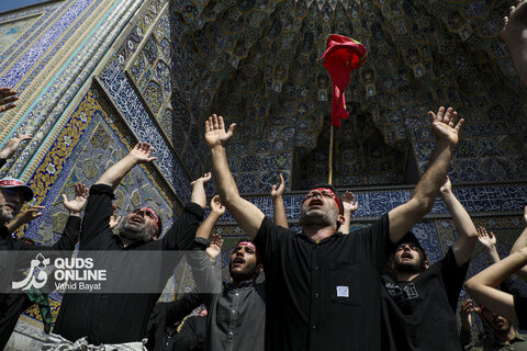 گزارش تصویری | عزاداری روز تاسوعای حسینی در حرم امام رضا(ع) -۲