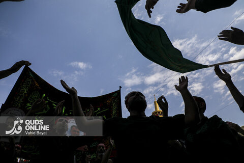 گزارش تصویری | عزاداری روز تاسوعای حسینی در حرم مطهر رضوی