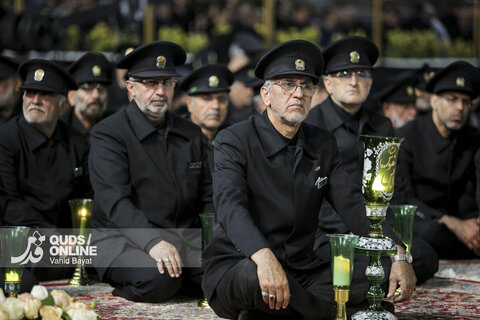 گزارش تصویری| آیین خطبه‌خوانی شب عاشورا در حرم مطهر رضوی