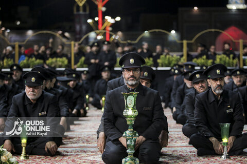 گزارش تصویری| آیین خطبه‌خوانی شب عاشورا در حرم مطهر رضوی