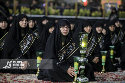گزارش تصویری| آیین خطبه‌خوانی شب عاشورا در حرم مطهر رضوی