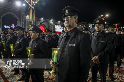 گزارش تصویری| آیین خطبه‌خوانی شب عاشورا در حرم مطهر رضوی