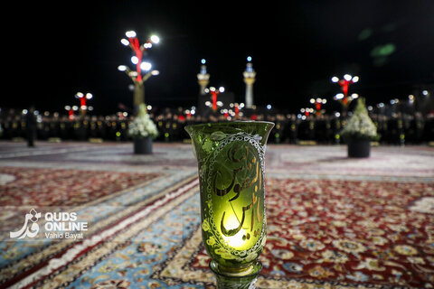 گزارش تصویری| آیین خطبه‌خوانی شب عاشورا در حرم مطهر رضوی