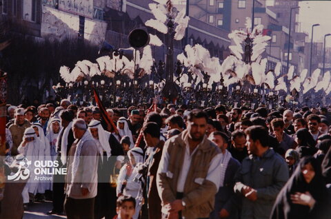 از آرشیو قدس | تصاویری از مراسم عزاداری محرم در دهه 70