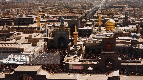 از آرشیو قدس | تصاویری بیاد ماندنی از مراسم عزاداری محرم در دهه ۷۰ - حرم مطهر رضوی