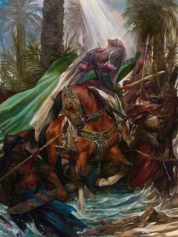 رونمایی از اثر تازه حسن روح‌الامین با الهام از حضرت ام‌البنین+ تصویر