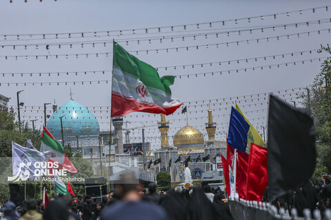 مراسم عزاداری روز عاشورا در مشهد مقدس