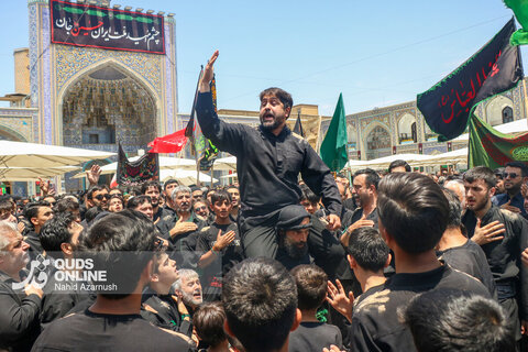 گزارش تصویری | عزاداری عاشورای حسینی در حرم امام رضا(ع)