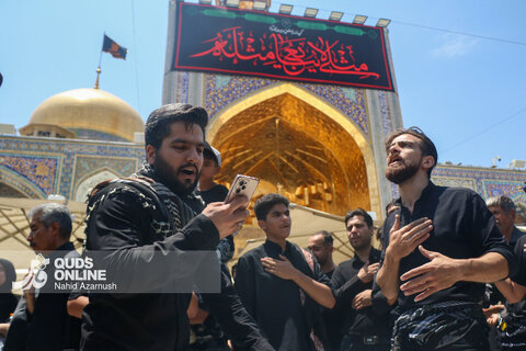 گزارش تصویری | عزاداری عاشورای حسینی در حرم امام رضا(ع)