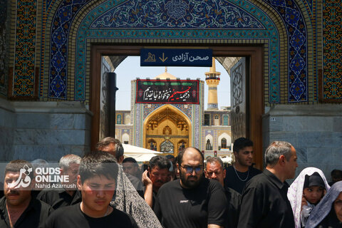 گزارش تصویری | عزاداری عاشورای حسینی در حرم امام رضا(ع)