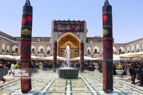 گزارش تصویری | عزاداری عاشورای حسینی در حرم امام رضا(ع)