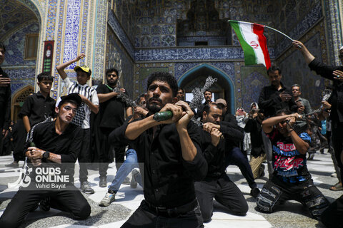 گزارش تصویری | عزاداری عاشورای حسینی در حرم امام رضا(ع)-۲