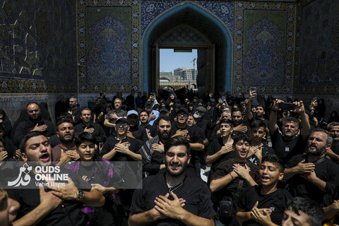 گزارش تصویری | عزاداری عاشورای حسینی در حرم امام رضا(ع)-۲