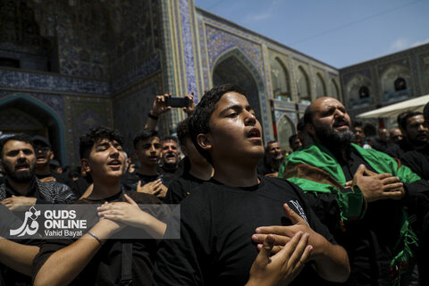 گزارش تصویری | عزاداری عاشورای حسینی در حرم امام رضا(ع)-۲