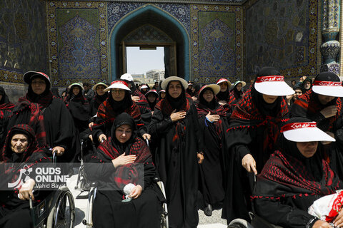 گزارش تصویری | عزاداری عاشورای حسینی در حرم امام رضا(ع)-۲