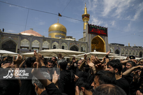 گزارش تصویری | عزاداری عاشورای حسینی در حرم امام رضا(ع)-۲