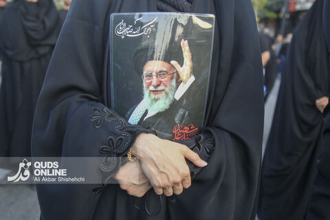 مراسم خیمه سوزان عصر عاشورا _ مشهد مقدس
