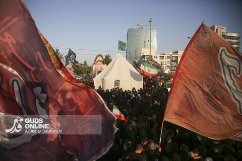 مراسم خیمه سوزان عصر عاشورا _ مشهد مقدس