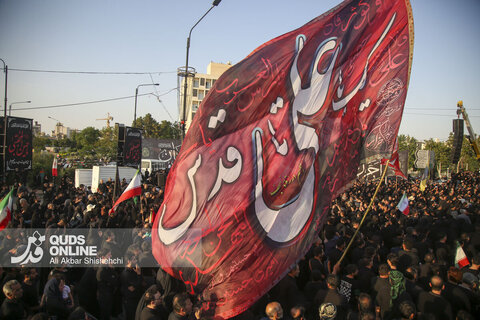 مراسم خیمه سوزان عصر عاشورا _ مشهد مقدس