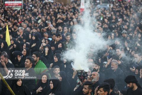 مراسم خیمه سوزان عصر عاشورا _ مشهد مقدس