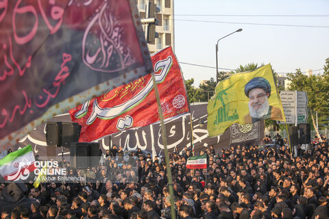 مراسم خیمه سوزان عصر عاشورا _ مشهد مقدس