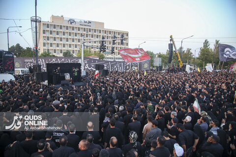 مراسم خیمه سوزان عصر عاشورا _ مشهد مقدس
