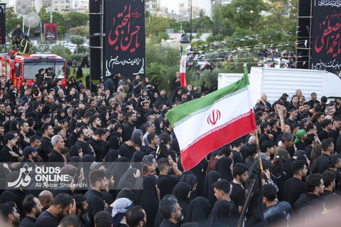 مراسم خیمه سوزان عصر عاشورا _ مشهد مقدس
