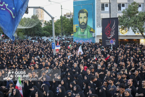 مراسم خیمه سوزان عصر عاشورا _ مشهد مقدس