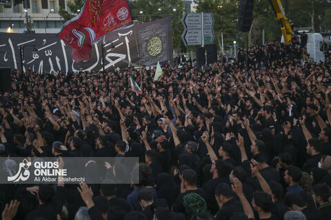 مراسم خیمه سوزان عصر عاشورا _ مشهد مقدس