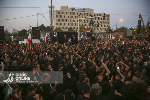 مراسم خیمه سوزان عصر عاشورا _ مشهد مقدس