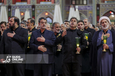 گزارش تصویری | مراسم شام غریبان امام حسین (ع) در مشهدمقدس (۴ تیر ۱۴۰۵)