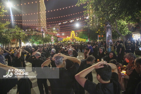 مراسم شام غریبان امام حسین علیه السلام در مشهد