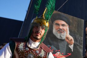عکس | تصاویری از عزاداری عاشورا درلبنان، زیر سایه جنگ