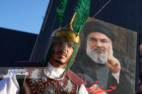 عکس | تصاویری از عزاداری عاشورا درلبنان، زیر سایه جنگ