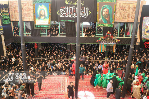 گزارش تصویری | تعزیه دوازدهم محرم در حسینیه کرمانی های مشهد
