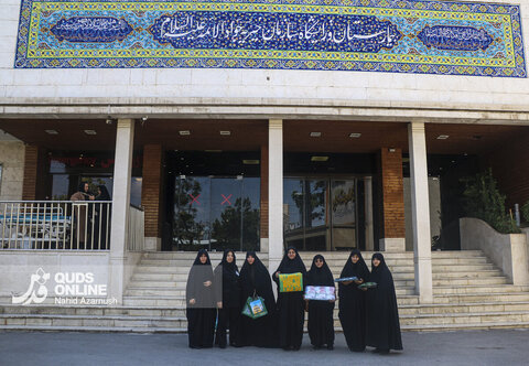 گزارش تصویری | عیادت خدام مجمع جهانی حضرت علی‌اصغر(ع) از نوزادان بیمارستان و زایشگاه خیریه جوادالائمه(ع) مشهد