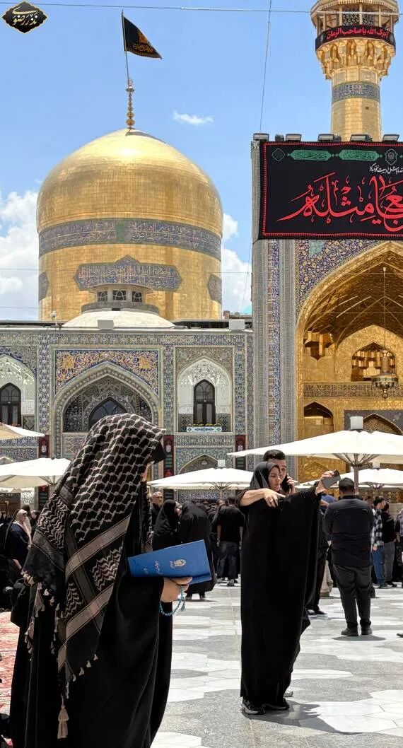 سپید مثل چادر کودکی، آرام مثل صحن گوهرشاد ‏