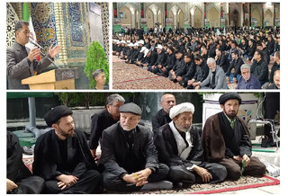عزاداری سنتی هیئات مذهبی افغانستانی‌های مقیم مشهد در حرم رضوی