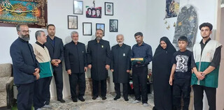 پیام تکریم تولیت آستان قدس برای خانواده شهدای جنگ رمضان در همدان