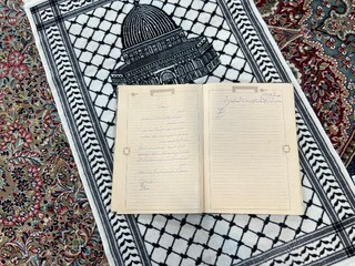 دست‌نوشته قالیباف برای شهید طهرانی‌مقدم / برای تحقق شعار سنگ مزارت از پای نخواهم نشست