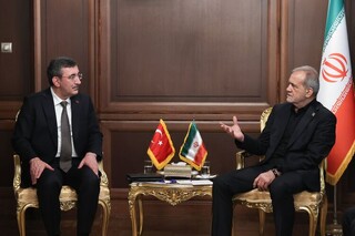 جودت یلماز در دیدار رئیس‌جمهور ایران: ملت ترکیه در غم و اندوه ملت ایران شریک است