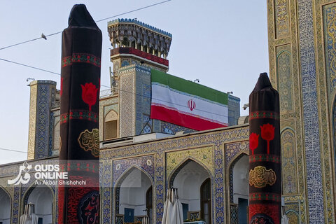 حال و هوای حرم مطهر رضوی شش روز مانده به تدفین پیکر قائد شهید