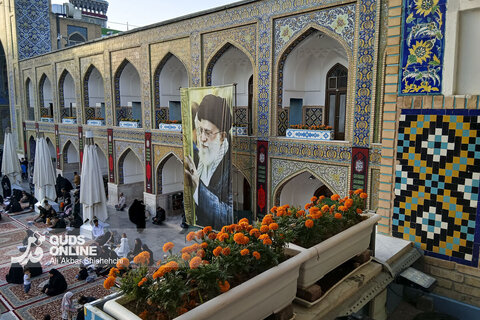 حال و هوای حرم مطهر رضوی شش روز مانده به تدفین پیکر قائد شهید