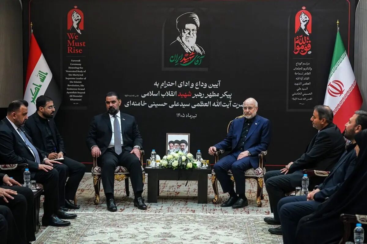 دیدار قالیباف با هیبت الحلبوسی