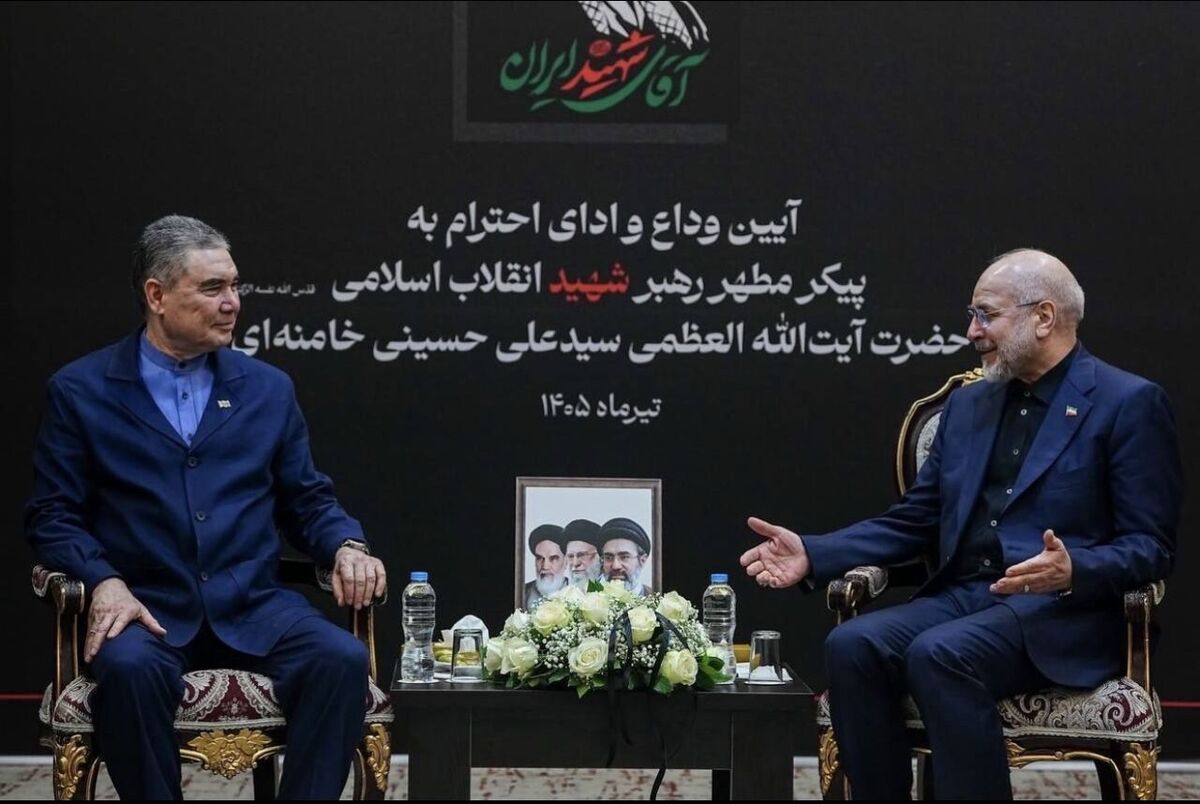 دیدار قالیباف با رهبر  ملی مردم ترکمن و رئیس اقلیم کردستان عراق و رئیس مجلس ازبکستان