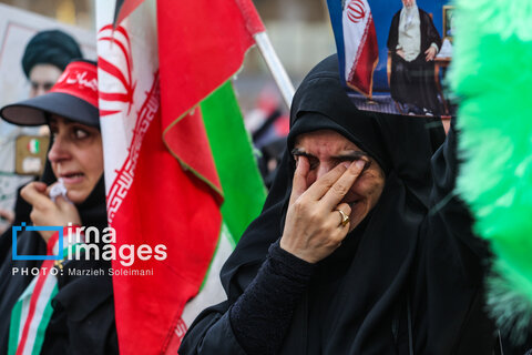 مراسم وداع با امام شهید امت