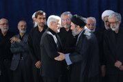 عکس | تصاویری از حضور مقامات در حاشیه اقامه نماز بر پیکر رهبر شهید انقلاب