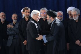 عکس | تصاویری از حضور مقامات در حاشیه اقامه نماز بر پیکر رهبر شهید انقلاب